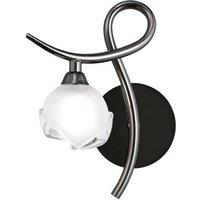 Netlighting Fragma Wall Lamp Left Switched 1 Light G9 Black Chrome