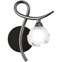 Netlighting Fragma Wall Lamp Right 1 Light G9 Black Chrome