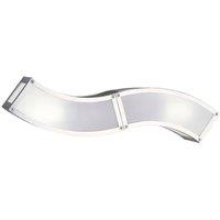 Netlighting Duna GU10 Wall Lamp 2 Light L1SGU10 Polished Chrome in Grey