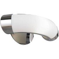 Netlighting Guss Wall Lamp Switched GU10 1 Light L1SGU10 Polished Chrome in Grey