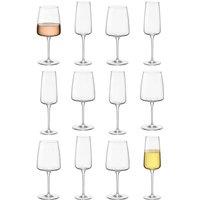 Bormioli Rocco 12pc Nexo Glass Stemware Set in Clear