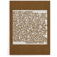 Artery8 Winter Typography Painting Reijer Stolk Canvas Wall Art Print in Brown | Size: W24 x H32