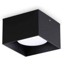 Netlighting Spike Square Surface Mounted Downlight Black