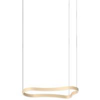 Netlighting Waves 94cm Integrated LED Pendant Ceiling Light Gold 3000K