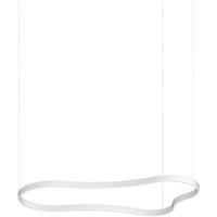 Netlighting Waves 155cm Integrated LED Pendant Ceiling Light White 3000K