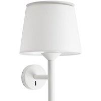 Netlighting Savoy Wall Light with Shade White E27
