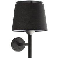 Netlighting Savoy Wall Light with Shade Black E27