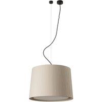 Netlighting Samba Cylindrical Pendants Cream E27 in Beige