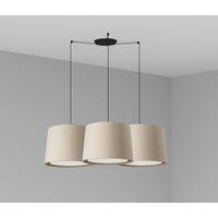 Netlighting Samba Triple Cylindrical Cluster Drop Light Beige E27