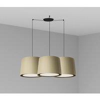 Netlighting Samba Triple Cylindrical Cluster Drop Light Beige E27