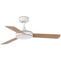 Netlighting Mini Mallorca Small White Maple DC Ceiling Fan 6 Speed