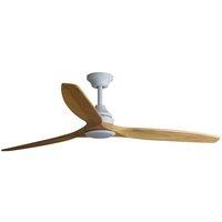 Netlighting Alo Large White Wood DC Ceiling Fan Cct 6 Speed