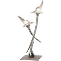 Netlighting Flavia Table Lamp 2 Light G9 Polished Chrome in Grey
