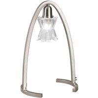 Netlighting Alaska Table 1 Light G9 Satin Nickel in Grey