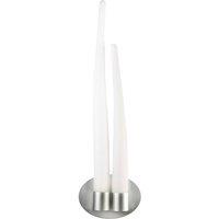 Netlighting Estalacta Wall Lamp 2 Light GU10 IndoorOutdoor SilverOpal White in Silver