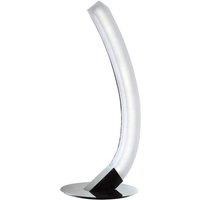 Netlighting On Table Lamp Left 5W LED 3000K 500lm Polished Chrome Frosted Acrylic in Grey