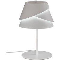 Netlighting Alboran Table Lamp 1x40W (No Inc) Alumimium Iron in White