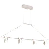 Netlighting Tsunami 4 Light Ceiling Pendant 48W LED 3000K 3600lm Sand White