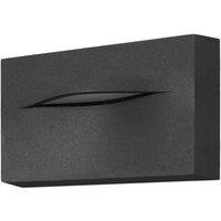 Netlighting Hide LED Outdoor Flush Wall Lamp Urban grey NeutralWhite 4000K IP65 in Black