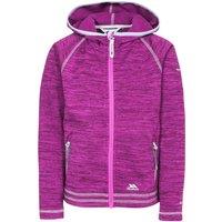 Trespass Girl's Goodness Full Zip Hooded Fleece Jacket in Purple | Size: 3-4 Years