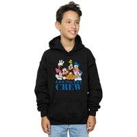 Disney Boy's Mickey Mouse Friends Hoodie in Black | Size: 12-13 Years