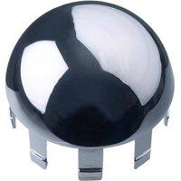 Rothley Polished Chrome 2 Pack Modern Staircase Handrail Dome End Cap 40mm in Silver