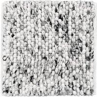 Allure Bath Fashions Marl Chunky Bobble Square Bath Mat Non Slip in Green