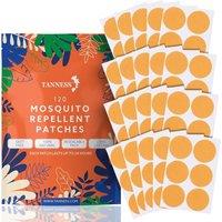 Tanness 120-Pack Mosquito Patches -Natural Insect Repellent for Mosquito Bits in Orange