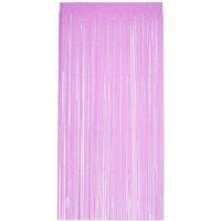 Smiffys Matte Fringe Door Curtain in Baby Pink
