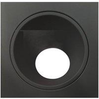 Netlighting Brandon Recessed Downlight Square 1 x GU10 (Max 12W) Matt Black