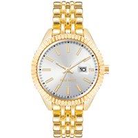 Nine West Women's NW-2660SVGB 34mm Quartz Watch in Gold