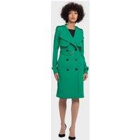 LBV Fashion Women's Seleup Vivid Autumn Coat in Green | Size: 10