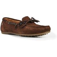 Moretta Women's Sofia Suede Moccasins in Brown | Size: 6
