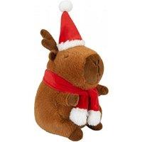 PMS Adorable 20Cm Capybara Plush With Christmas Hat & Scarf