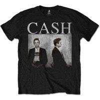 Johnny Cash Men's Mug Shot Mugshot T-Shirt in Black | Size: Medium