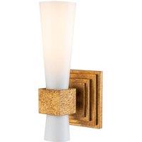 Netlighting Kristy Candle Wall Lamp Contemporary Distressed Gold 1x E27