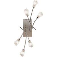 Netlighting Pietra CeilingWall Switched 6 Light G9 Polished Chrome in Grey