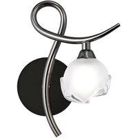 Netlighting Fragma Wall Lamp Right Switched 1 Light G9 Black Chrome