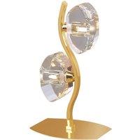 Netlighting Alfa Table Lamp 2 Light G9 French Gold