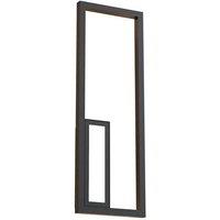 Netlighting Boutique Rectangle Wall Lamp 21W LED 3000K 1130lm Black 3yrs Warranty