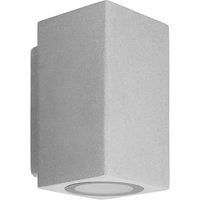 Netlighting Rem Up Down Wall Fixture IP44 GU10 7W Cement in Grey