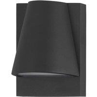 Netlighting Kala Outdoor Down Wall Lamp Urban grey Semitransparent IP44