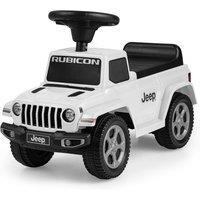 Costway Ride on Push Car Licensed Jeep Push Along Car Toddler Foot-to-Floor Sliding in White
