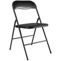 EONLION BLACK FOLDING CHAIR FOLDABLE COMPUTER ROOM HOME OFFICE