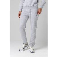 Firetrap Men's Cotton Rich Brushed Fleece Joggers with Zip Pockets in Light Grey | Size: Small