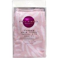 Upper Canada Women's Full Circle Beauty Rose Oil Infused Hair Turban in Pink