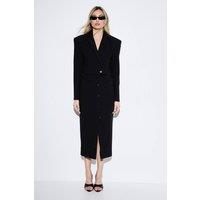 MissPap Women's Premium Pleat Back Blazer in Black | Size: 8