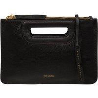 Pure Luxuries London Women's 'Guinevere' Leather Clutch Bag in Black