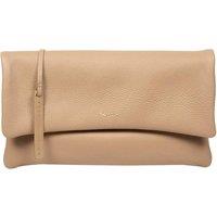 Pure Luxuries London Women's 'Audrina' Leather Clutch Bag in Natural