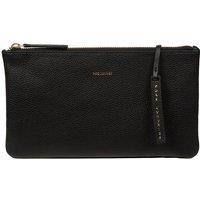 Pure Luxuries London Women's 'Emalia' Leather Clutch Bag in Black